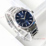 (VS Factory) Swiss Grade Omega Seamaster Aqua Terra Copy 8500 watch Stainless Steel Blue Dial